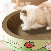 Extra-Large Oval Cat Scratching Board Durable Pet Toy Cat Kittens Wear Resistant - Bear V528-SCRATCHING-BOARD-BEAR-L-646566