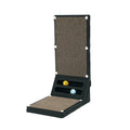 L-shaped Cat Scratching Board Vertical Claw Toy Cat Scratcher for Pet Playtime - Black V528-SCRATCHING-BOARD-BLACK-403734
