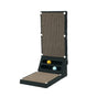 L-shaped Cat Scratching Board Vertical Claw Toy Cat Scratcher for Pet Playtime - Black V528-SCRATCHING-BOARD-BLACK-403734