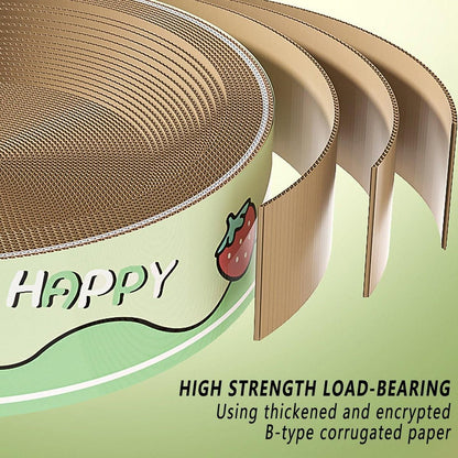 Extra-Large Oval Cat Scratching Board Durable Pet Toy Cat Kittens Wear Resistant - Rabbit V528-SCRATCHING-BOARD-RABBIT-L-273761