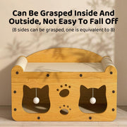 Cat Scratching Board Nest All in One Wear Resistant House Cat Scratching Toy V528-SCRATCHING-BOARD-SCMT-128776
