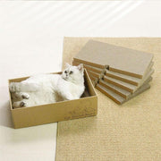 Eco-Friendly Corrugated Cardboard Cat Scratcher Cartoon Design and Play Hole V528-SCRATCHING-POST-329217