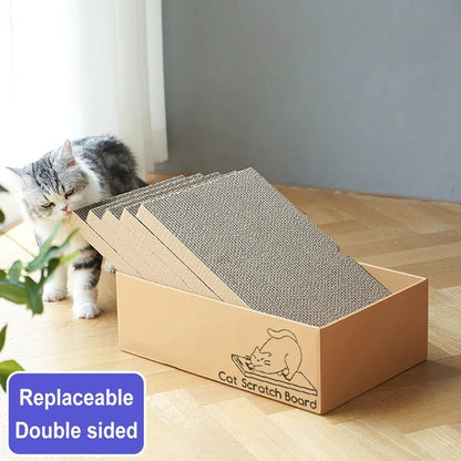 Eco-Friendly Corrugated Cardboard Cat Scratcher Cartoon Design and Play Hole V528-SCRATCHING-POST-329217