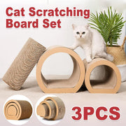 3pcs Cat Scratching Tunnel Wearable Claw Sharpening Toys for Cats Pet Play V528-SCRATCHING-POST-3PCS-851183