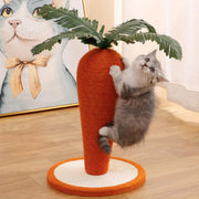 Carrot Cat Scratching Post Vertical Climbing Frame Interactive Toy for Cats V528-SCRATCHING-POST-CARROT-936507