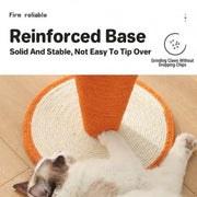 Carrot Cat Scratching Post Vertical Climbing Frame Interactive Toy for Cats V528-SCRATCHING-POST-CARROT-936507