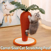 Carrot Cat Scratching Post Vertical Climbing Frame Interactive Toy for Cats V528-SCRATCHING-POST-CARROT-936507