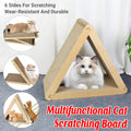 Triangular Cat Scratching Board Corrugated Paper Scratcher Pad Scraper Kitten V528-SCRATCHING-POST-S-851157