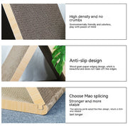 Triangular Cat Scratching Board Corrugated Paper Scratcher Pad Scraper Kitten V528-SCRATCHING-POST-S-851157