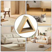 Triangular Cat Scratching Board Corrugated Paper Scratcher Pad Scraper Kitten V528-SCRATCHING-POST-S-851157