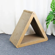 Triangular Cat Scratching Board Corrugated Paper Scratcher Pad Scraper Kitten V528-SCRATCHING-POST-S-851157