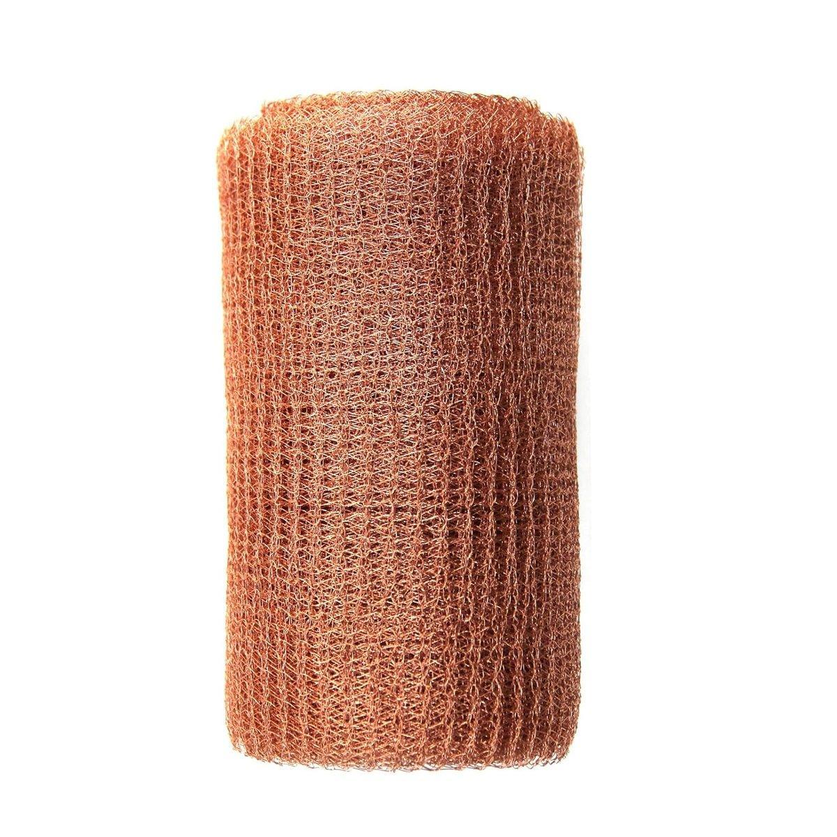 6 Metres Pure Copper Mesh Knitted Soffit Mesh Rats Rodent Slug Snail Control V528-SCREEN-NET-127MM-6M-433220