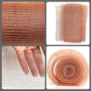 6 Metres Pure Copper Mesh Knitted Soffit Mesh Rats Rodent Slug Snail Control V528-SCREEN-NET-127MM-6M-433220