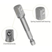 8pcs Hex Shank Socket Adapter Set 1/4 3/8 1/2 Inch Impact Driver Drill Bits V528-SCREW-ADAPTER-8PCS-826523