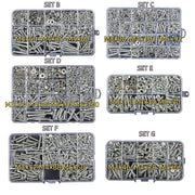 Household Self-tapping Screw Nut Gasket Box Set Multi-purpose Screw Assortment - F V528-SCREW-SET-F-182450