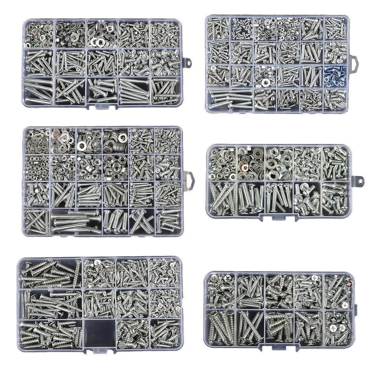 Household Self-tapping Screw Nut Gasket Box Set Multi-purpose Screw Assortment - G V528-SCREW-SET-G-572061