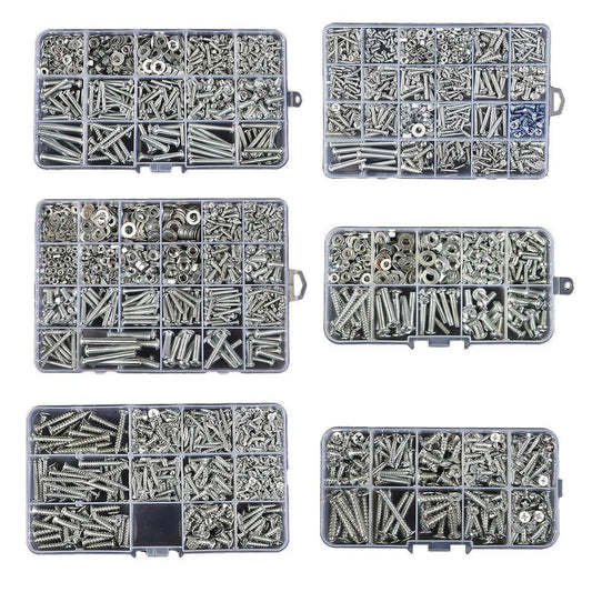 Household Self-tapping Screw Nut Gasket Box Set Multi-purpose Screw Assortment - G V528-SCREW-SET-G-572061