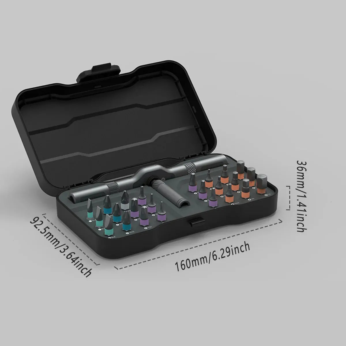 24in1 Ratchet Screwdriver Set Multifunctional Steel Wrench Tool Kit Household V528-SCREWDRIVER-SET-RS1-431594