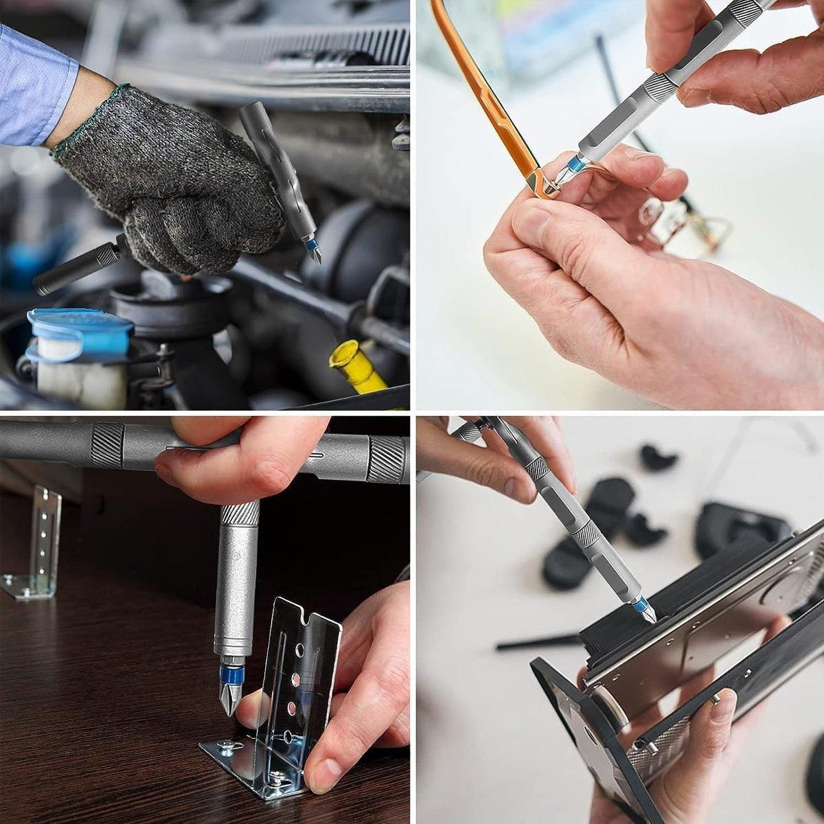 24in1 Ratchet Screwdriver Set Multifunctional Steel Wrench Tool Kit Household V528-SCREWDRIVER-SET-RS1-431594