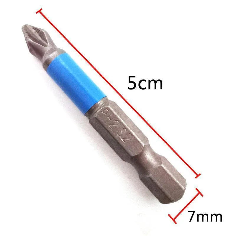 10PCS Anti Slip Electric Hex Shank 50mm PH2 Cross Head Screwdriver Bits Set V528-SCREWDRIVERBIT-10PCS-580712