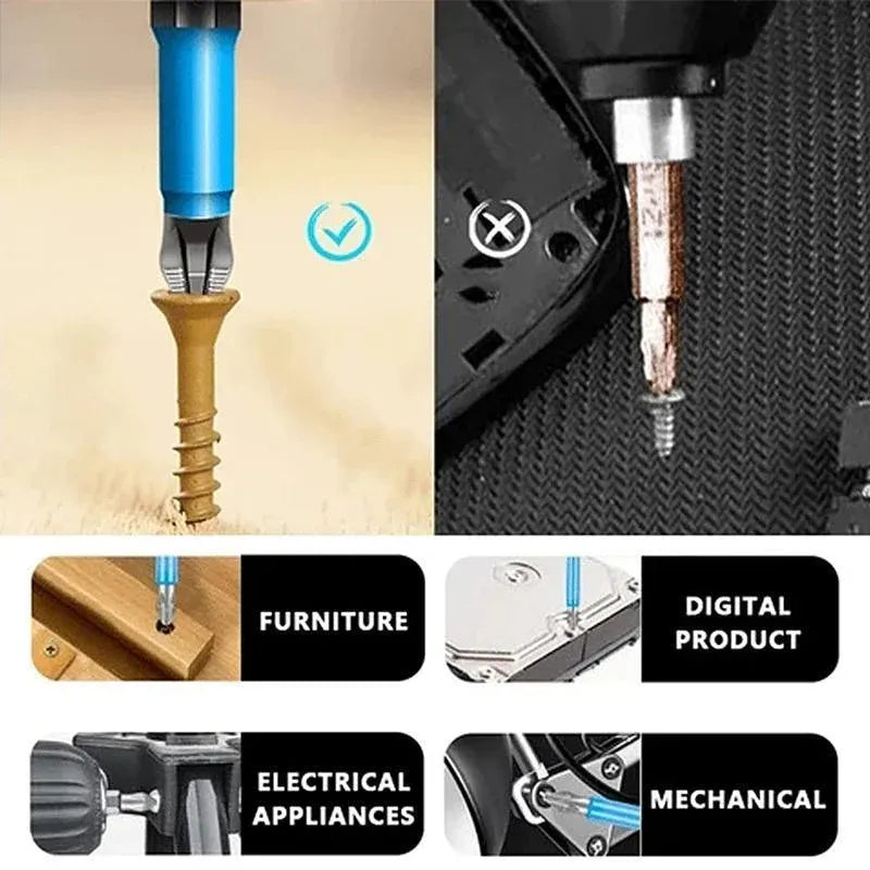 10PCS Anti Slip Electric Hex Shank 50mm PH2 Cross Head Screwdriver Bits Set V528-SCREWDRIVERBIT-10PCS-580712