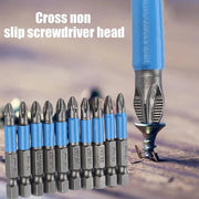 10PCS Anti Slip Electric Hex Shank 50mm PH2 Cross Head Screwdriver Bits Set V528-SCREWDRIVERBIT-10PCS-580712