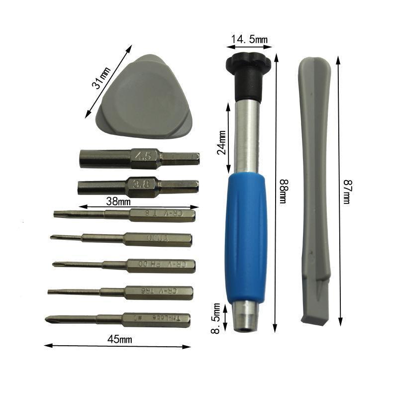 Screwdriver Set Repair Tool Kit For Nintendo Switch NES N64 Joy-con Wii Triwing V528-SCREWDRIVERSET-10PCS-867999