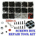 500PCS/Set RC Screws Box Repair Tool Kit for 1/10 HSP RC Car DIY Accessories V528-SCREWSBOX-500PCS-349637