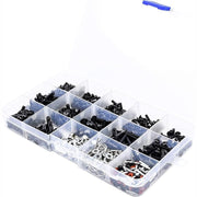 500PCS/Set RC Screws Box Repair Tool Kit for 1/10 HSP RC Car DIY Accessories V528-SCREWSBOX-500PCS-349637