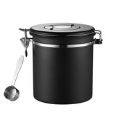 Coffee Powder Sealed Jar Airtight Storage Container for Kitchen Tea Sugar Beans - Silvery-1500ml V528-SEALED-JAR-1500ML-154897