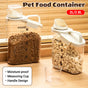 2Sizes Portable Transparent Grain Storage Jar Cat Food Rice Snack Tea Container - 2000ML V528-SEALED-JAR-2000ML-364957