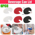 6Pcs Beverage Can Lid Cap Soda Soft Drink Snaps Tops Cover Lock Sealer Protector V528-SEALERPROTECTO-6PCS-457069