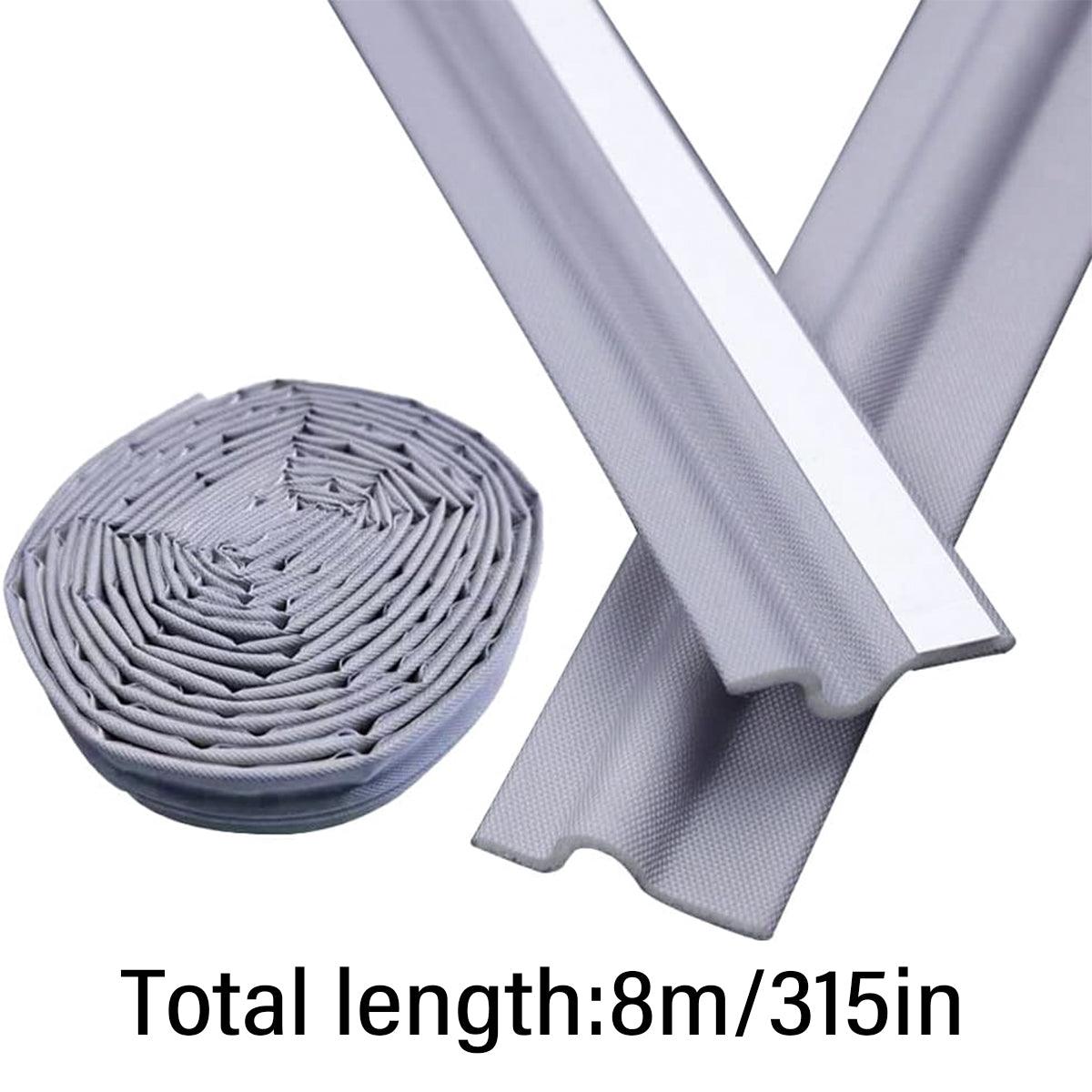 Door Window Sealing Strip Gap Air Leakage Prevention Warmth Insulation Strip V528-SEALING-GREY-8M-143235