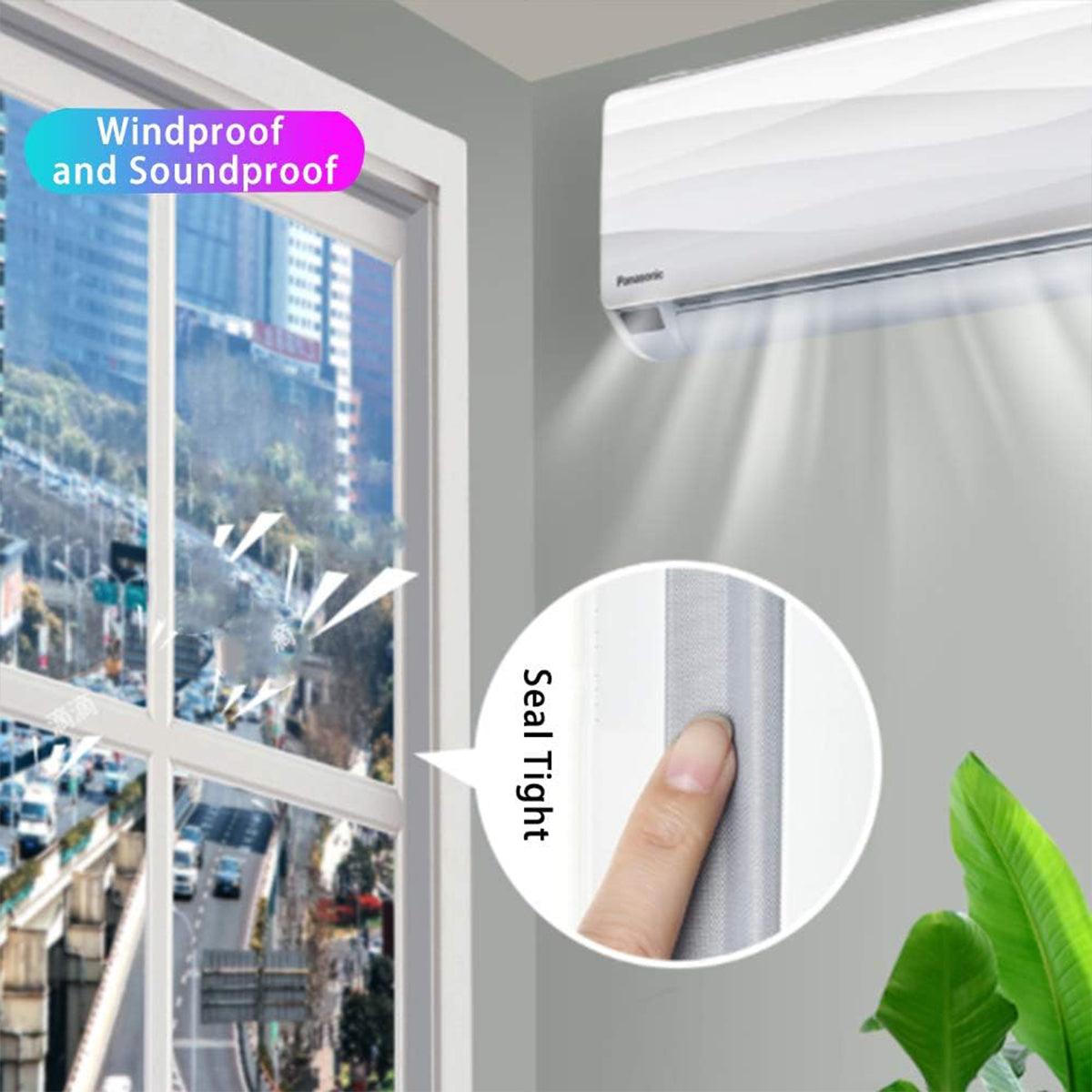 Door Window Sealing Strip Gap Air Leakage Prevention Warmth Insulation Strip V528-SEALING-GREY-8M-143235