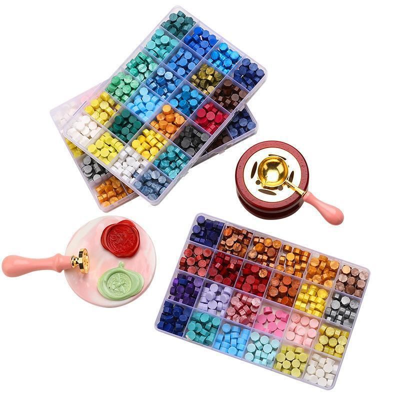 600 X Colour Sealing Wax Mix Metallic Stick Beads Stamp Seal Candle Envelope VIC - Macaron Color V528-SEALINGWA-MACARON-455950
