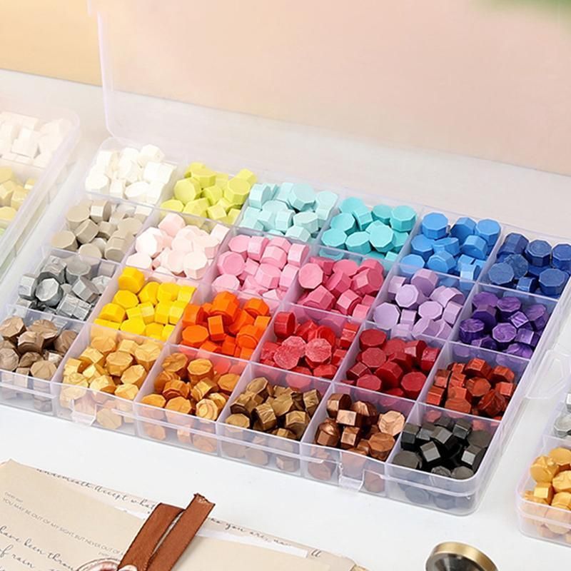 600 X Colour Sealing Wax Mix Metallic Stick Beads Stamp Seal Candle Envelope VIC - Macaron Color V528-SEALINGWA-MACARON-455950