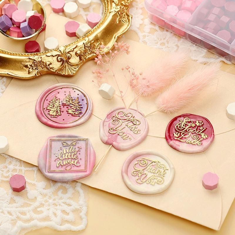 600 X Colour Sealing Wax Mix Metallic Stick Beads Stamp Seal Candle Envelope VIC - Macaron Color V528-SEALINGWA-MACARON-455950