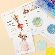 600 X Colour Sealing Wax Mix Metallic Stick Beads Stamp Seal Candle Envelope VIC - Macaron Color V528-SEALINGWA-MACARON-455950