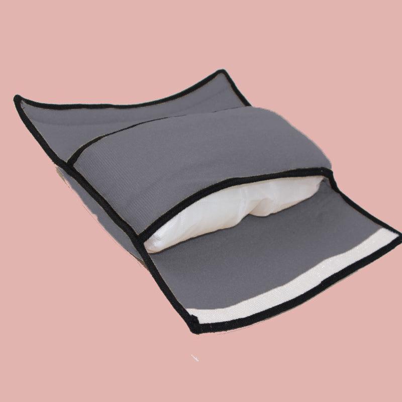 1/2x Soft Plush Car Shoulder Pad and Cushion Pillow for Travel Comfort - Beige V528-SEATBELTPILLOW-BEIGE-859705