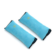 1/2x Soft Plush Car Shoulder Pad and Cushion Pillow for Travel Comfort - Beige V528-SEATBELTPILLOW-BEIGE-859705