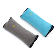 1/2x Soft Plush Car Shoulder Pad and Cushion Pillow for Travel Comfort - Beige V528-SEATBELTPILLOW-BEIGE-859705