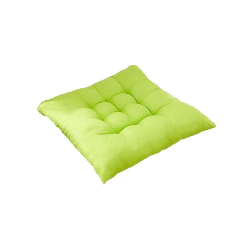 Soft Chair Cushion Pad for Indoor Outdoor Seating Square Seat Cover 35x35cm - Blue V528-SEATCUSHIONS-BLUE-327289