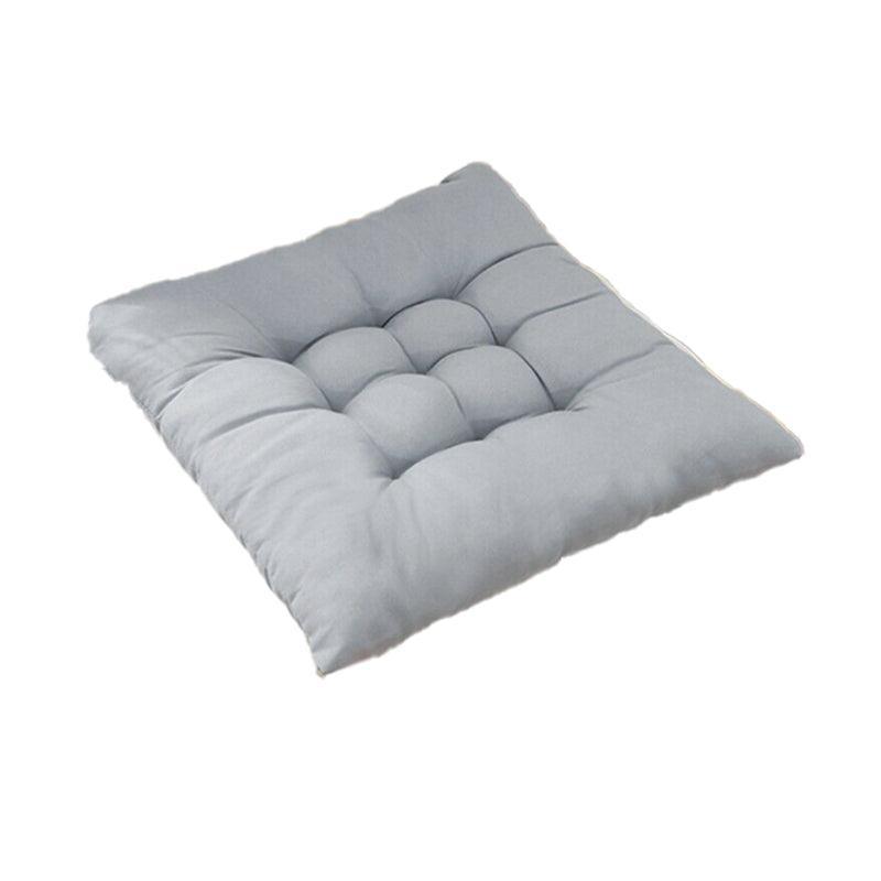 Soft Chair Cushion Pad for Indoor Outdoor Seating Square Seat Cover 35x35cm - Green V528-SEATCUSHIONS-GREEN-28586