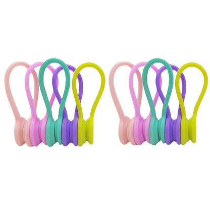10PCS Cord Clip Organizer Reusable Cable Winder Holder for Desk and Office V528-SECURINGCLIP-10PCS-90535