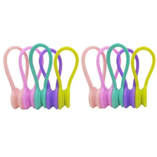 10PCS Cord Clip Organizer Reusable Cable Winder Holder for Desk and Office V528-SECURINGCLIP-10PCS-90535