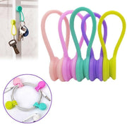 10PCS Cord Clip Organizer Reusable Cable Winder Holder for Desk and Office V528-SECURINGCLIP-10PCS-90535