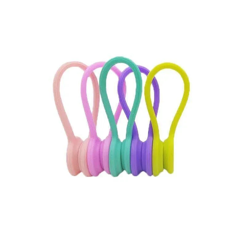 10PCS Cord Clip Organizer Reusable Cable Winder Holder for Desk and Office V528-SECURINGCLIP-10PCS-90535