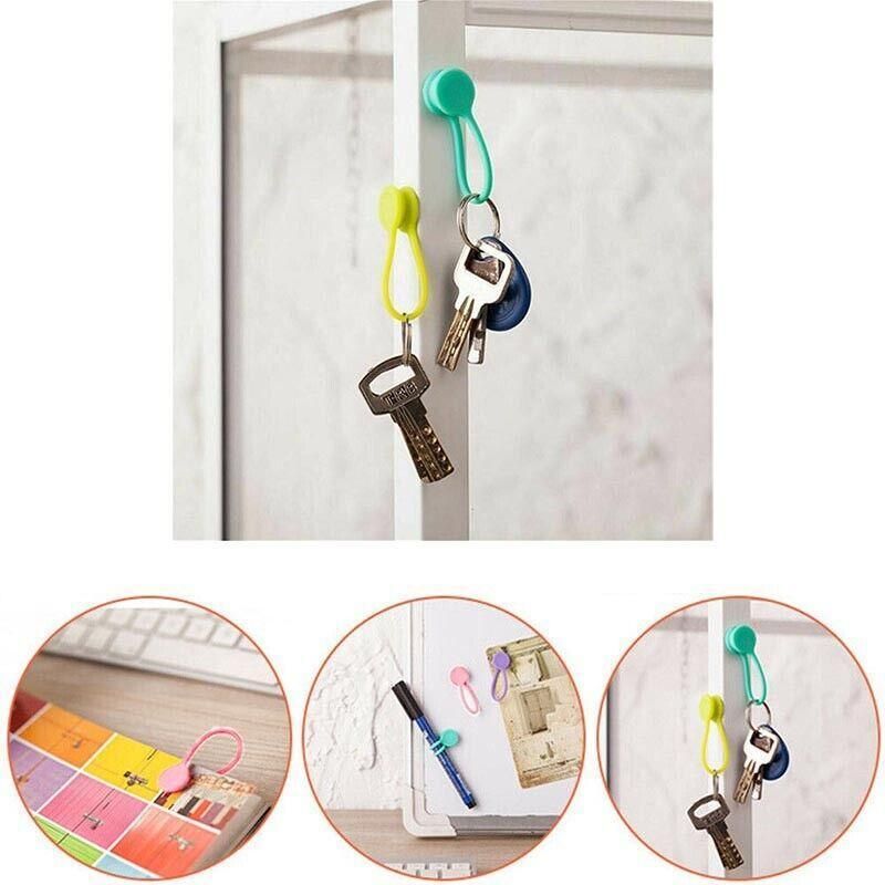 10PCS Cord Clip Organizer Reusable Cable Winder Holder for Desk and Office V528-SECURINGCLIP-10PCS-90535