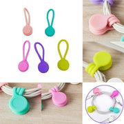 10PCS Cord Clip Organizer Reusable Cable Winder Holder for Desk and Office V528-SECURINGCLIP-10PCS-90535