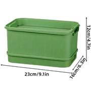 Seedling Tray Sprout Tray Soilless Hydroponic Planting Pot for Indoor Gardening - White V528-SEEDLING-TRAY-WHITE-293611